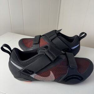 NEW Nike Superrep Indoor Cycling Shoes SZ 11 Black Hyper Crimson CW2191-008 MENS